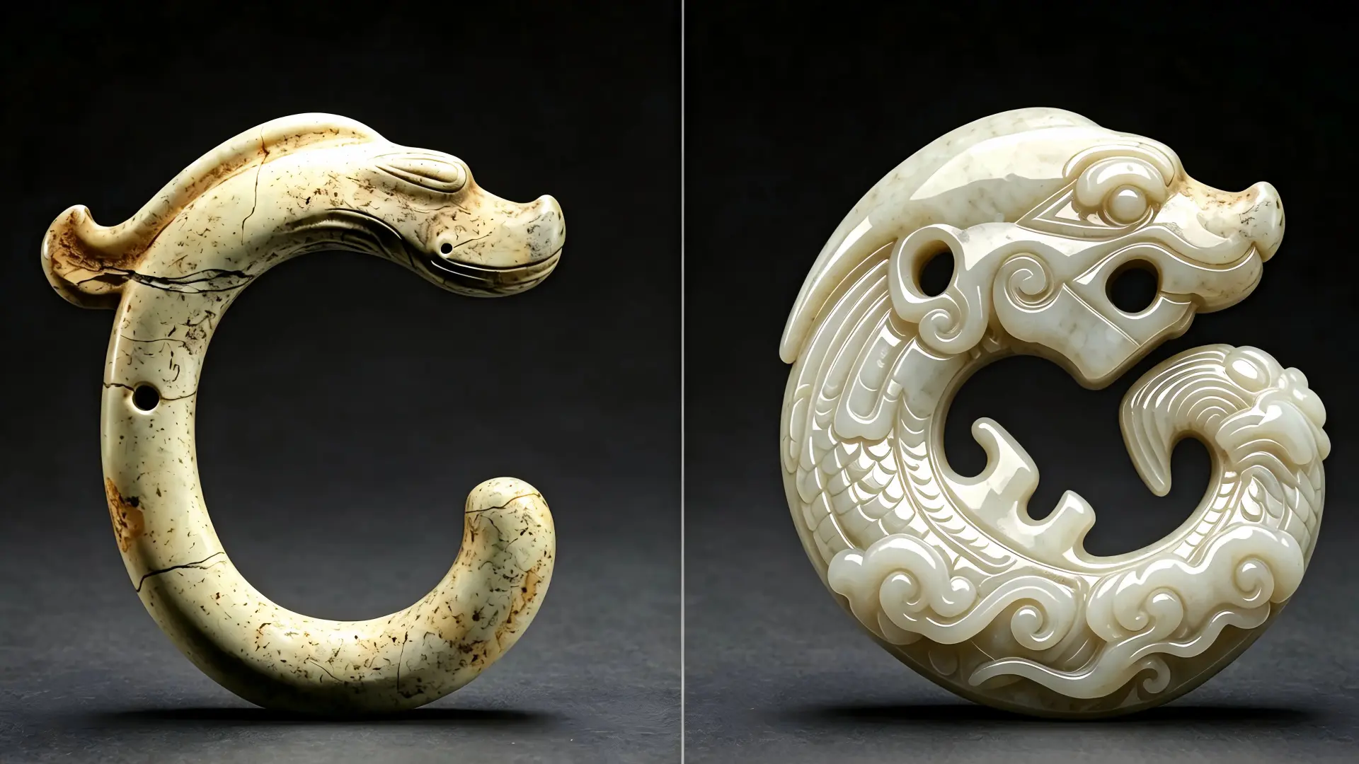 Hongshan Inspired Balin Stone Sculpture